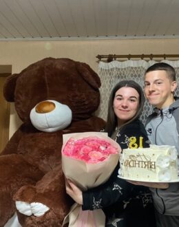 Фото з відгуку покупця про Ведмедик Ветлі 300 см Шоколад