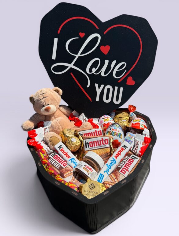 Подарочный набор бокс для нее «Сладкий сюрприз LOVE» №130 - фото №4