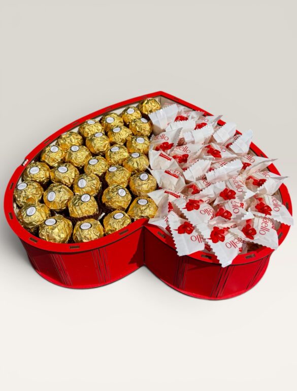 Подарочный набор бокс для нее «Ferrero & Raffaello Love» №149 - фото №4
