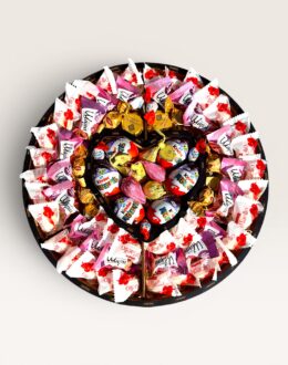 Подарочный набор бокс для нее "Heart of Sweet Surprises" №214