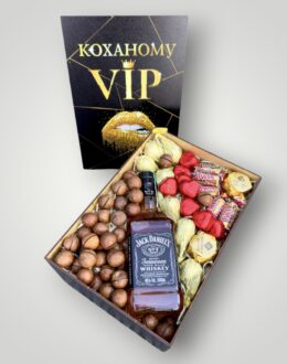 Подарочный набор бокс для него "Gentleman's Whiskey Treat" №210
