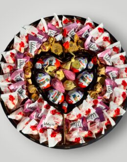 Подарочный набор бокс для нее "Heart of Sweet Surprises" №214