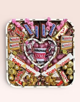 Подарочный набор бокс для нее "Godmother Chocolate Deluxe" №256