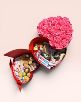 Подарочный набор бокс для нее "Romantic Teddy Dream" №274