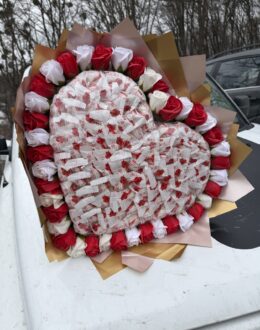 Фото з відгуку покупця про Букет із цукерок “Love Edition: Raffaello & Roses”