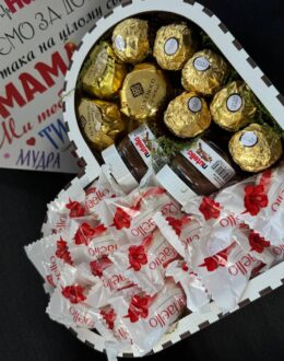 Фото з відгуку покупця про Подарунковий набір бокс для мами “Golden Sweet Heart” №303