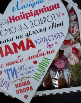Фото з відгуку покупця про Подарунковий набір бокс для мами “Sweet Moments for Mom” №310