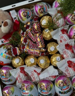 Фото з відгуку покупця про Подарунковий набір бокс для неї “Teddy Happiness Box” №295