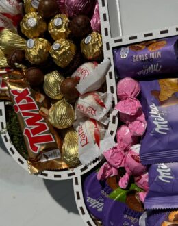 Фото з відгуку покупця про Подарунковий набір бокс для неї “Double Heart Chocolate Love” №325