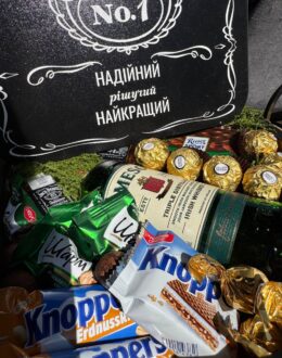 Фото з відгуку покупця про Подарунковий набір бокс для нього “Jameson’s Golden Selection” №323