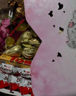 Фото з відгуку покупця про Подарунковий набір бокс для неї “Sweet Golden Romance” №314