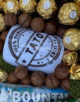 Фото з відгуку покупця про Подарунковий набір бокс для тата “Dad’s Golden Treats” №313