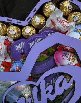 Фото з відгуку покупця про Подарунковий набір бокс для неї “Purple Sweet Elegance” №302
