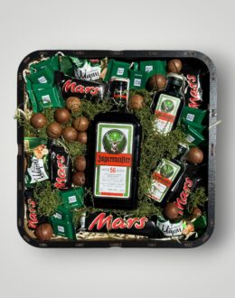 Подарочный набор бокс для него "Jäger Emerald Edition" №360