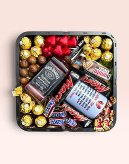 Подарочный набор бокс для него "Jack's Chocolate Reserve" №380