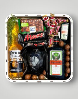 Подарочный набор бокс для него "Jäger & Corona Prestige" №334