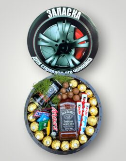 Подарочный набор бокс для него "Jack's Chocolate Crown" №328