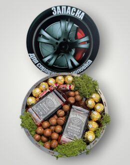 Подарочный набор бокс для него "Double Whiskey Deluxe" №337