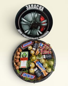 Подарочный набор бокс для него "Jäger Sweet Selection" №370