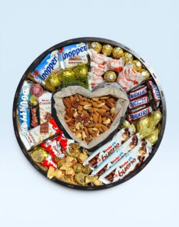 Подарочный набор бокс для нее "Nut & Chocolate Paradise" №371