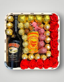 Подарочный набор бокс для нее "Baileys Rose Collection" №341