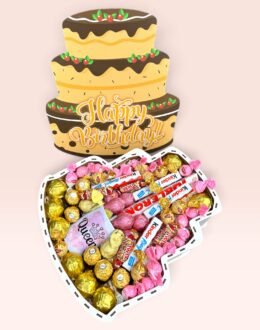 Подарочный набор бокс для нее "Queen's Sweet Cake" №385