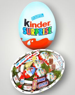 Подарочный набор бокс для нее "Nutella & Kinder Party" №353