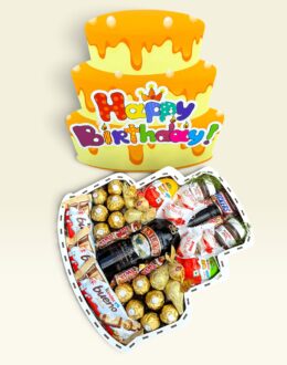 Подарочный набор бокс для нее "Baileys Celebration Cake" №387