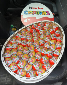 Фото из отзыва покупателя о Сладкий набор “Mega Kinder Surprise Box” 61 шт №93