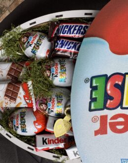 Фото з відгуку покупця про Подарунковий набір бокс для неї “Nutella & Kinder Party” №353