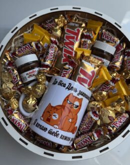 Фото из отзыва покупателя о Подарочный набор бокс для нее “Golden Chocolate Mood” №379