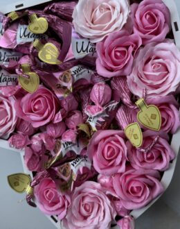 Фото из отзыва покупателя о Подарочный набор бокс для нее “Pink Love Collection” №378