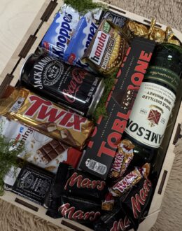 Фото из отзыва покупателя о Подарочный набор бокс для него “Jameson Sweet Prestige” №383
