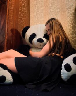 Фото из отзыва покупателя о Плюшевая панда 160 см