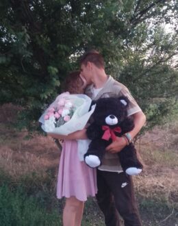 Фото з відгуку покупця про Плюшевий ведмедик Томік 80 см Чорний